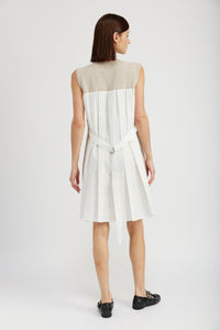 Whitney Mixed Media Mini Dress
