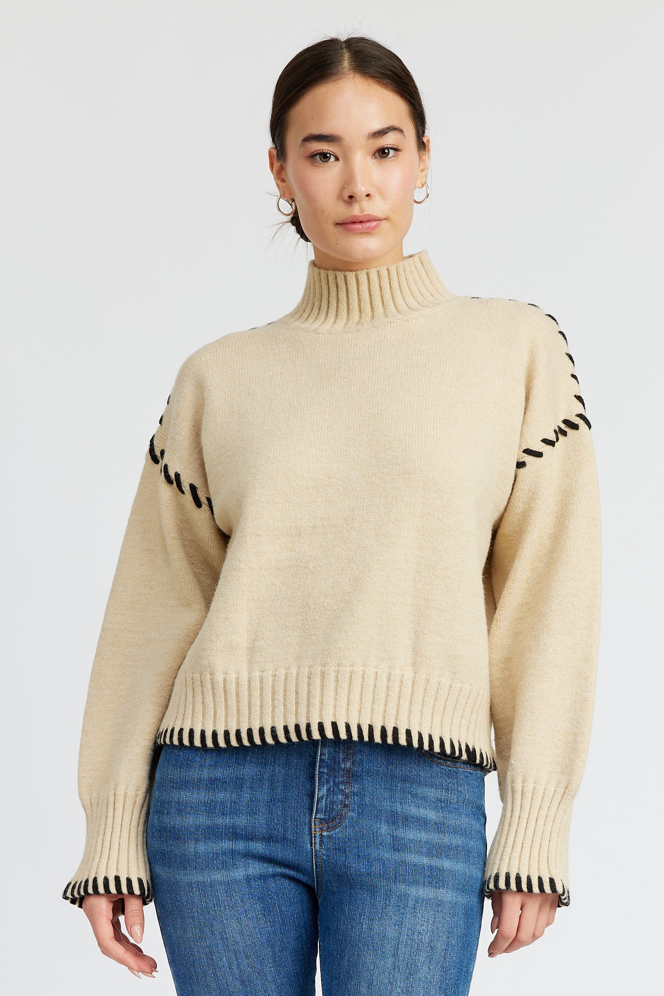 En Saison Merrill Stitch Sweater