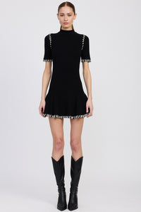 Romilla Stitch Mini Dress