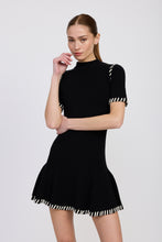 Load image into Gallery viewer, Romilla Stitch Mini Dress