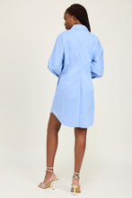 Load image into Gallery viewer, Lilith Stripe Mini Shirt Dress