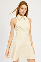Load image into Gallery viewer, Barrett Faux Leather Mini Dress