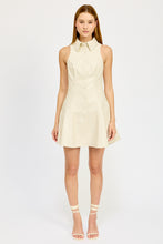 Load image into Gallery viewer, Barrett Faux Leather Mini Dress