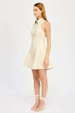 Load image into Gallery viewer, Barrett Faux Leather Mini Dress