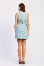 Load image into Gallery viewer, Dominque Denim Mini Dress