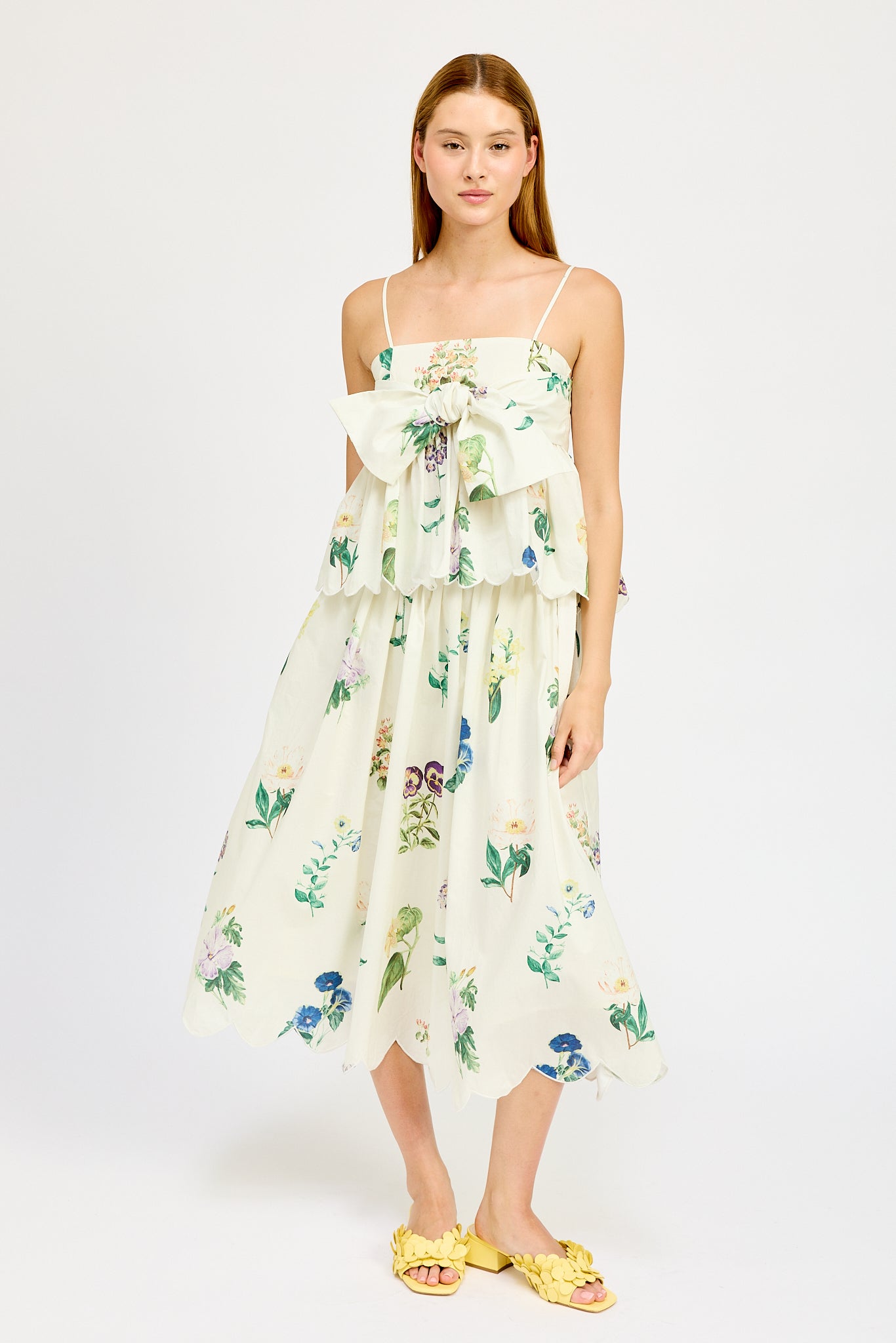 Ashley Belted Midi Skirt – en saison