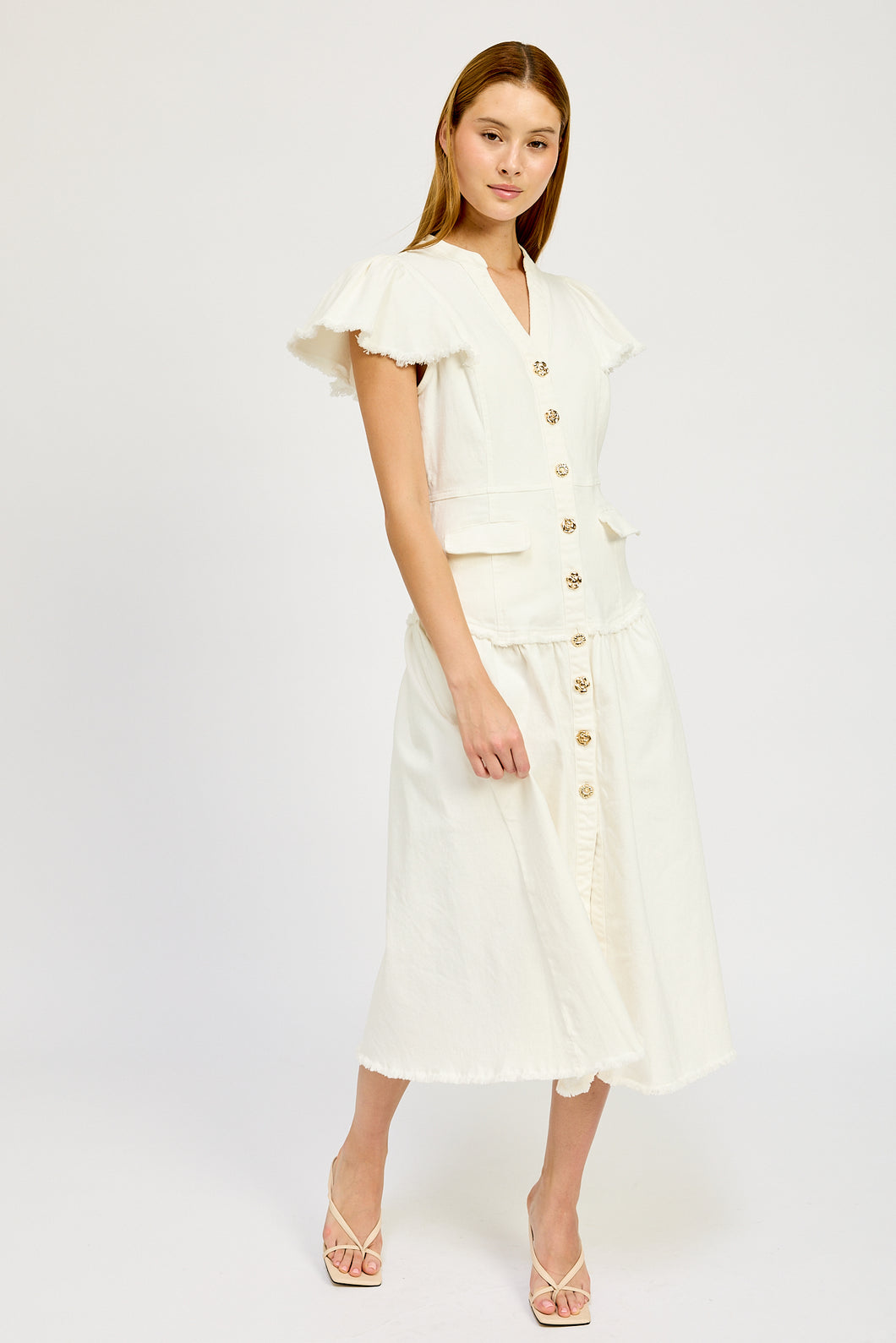 Oaklynn Denim Midi Dress