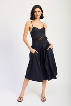 Load image into Gallery viewer, Melody Mixed Media Dress