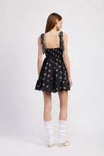 Load image into Gallery viewer, Ophelia Tie Front Mini Dress