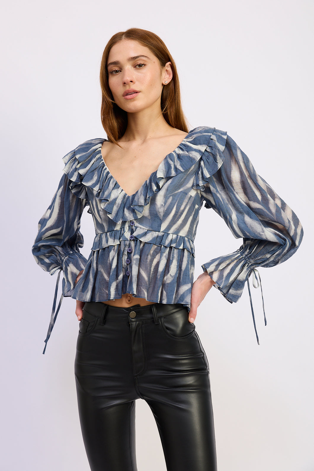 Cypress Peplum Top