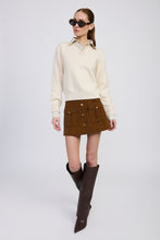Load image into Gallery viewer, Azra Mixed Media Sweater