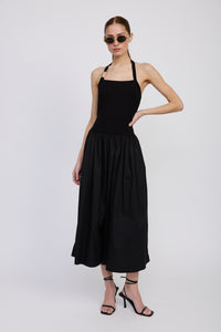Calliope Mixed Media Dress