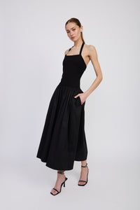 Calliope Mixed Media Dress
