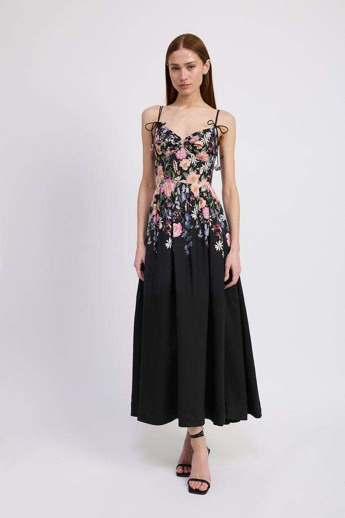 Nannette Tie Maxi Dress