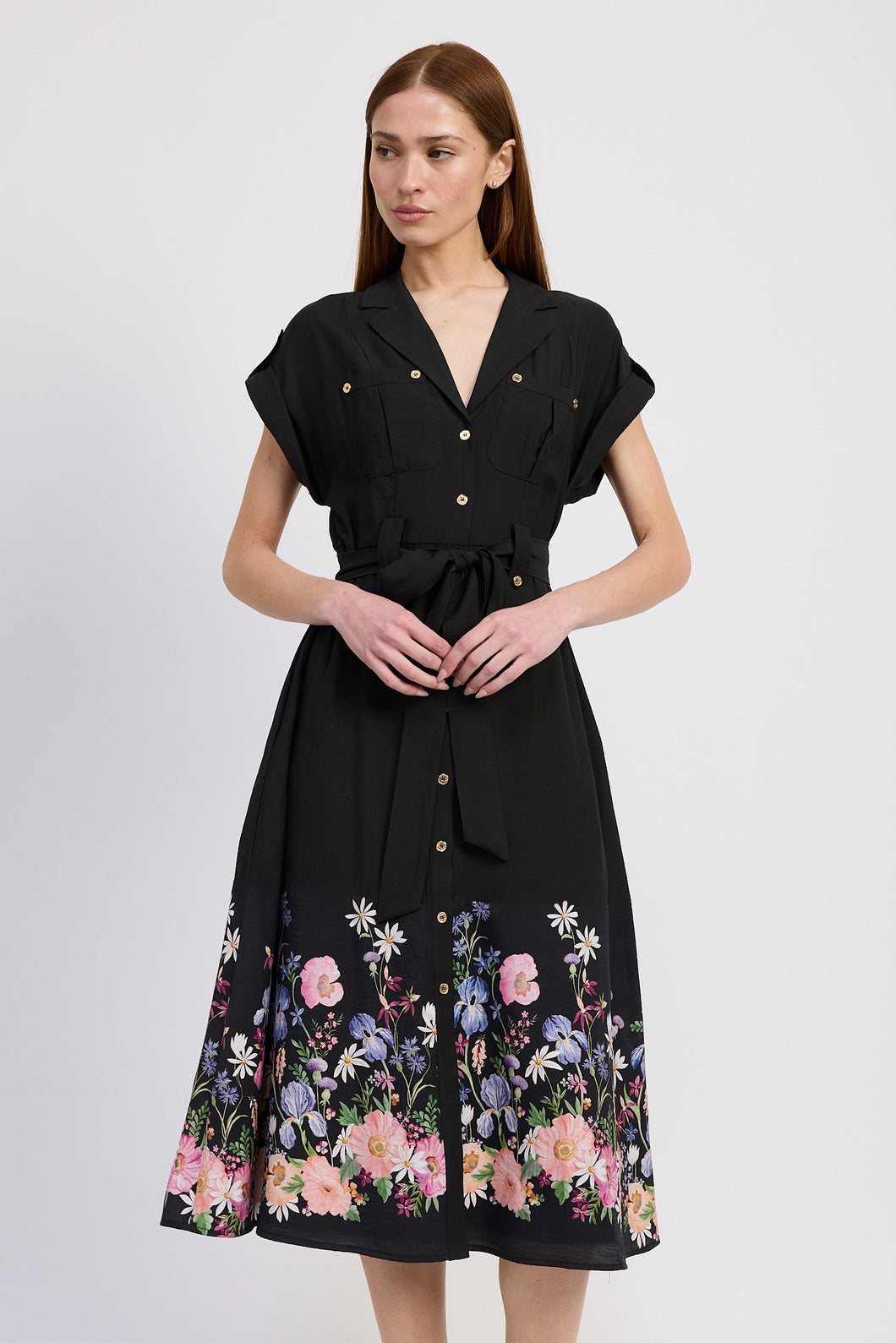 Nannette Midi Shirt Dress