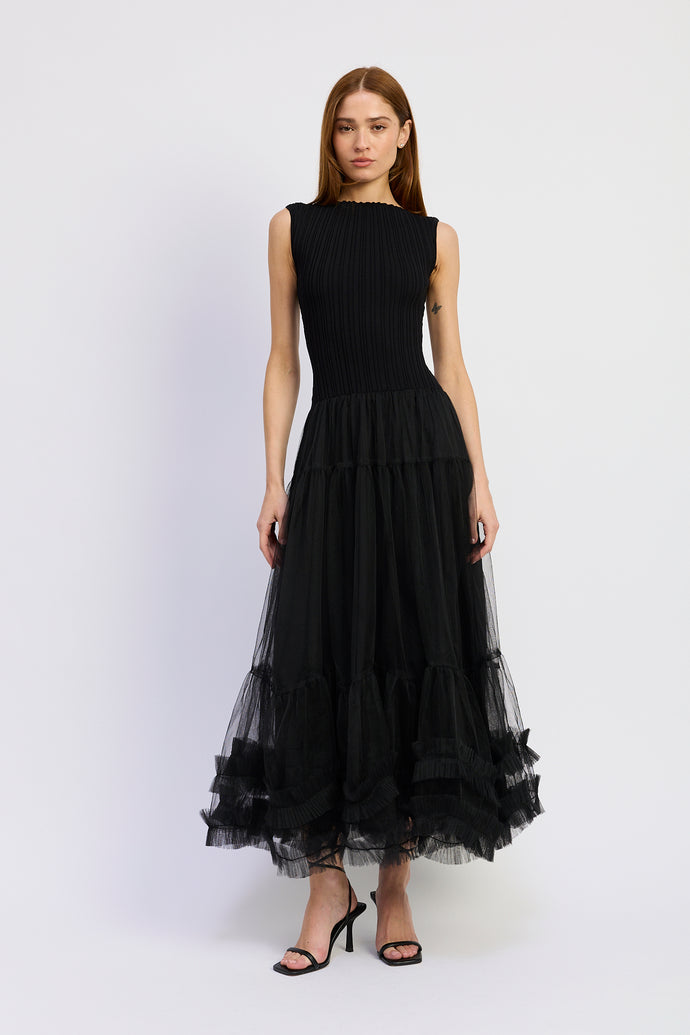 Darcy Mixed Media Dress