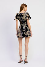 Load image into Gallery viewer, Rowan Mixed Media Mini Dress