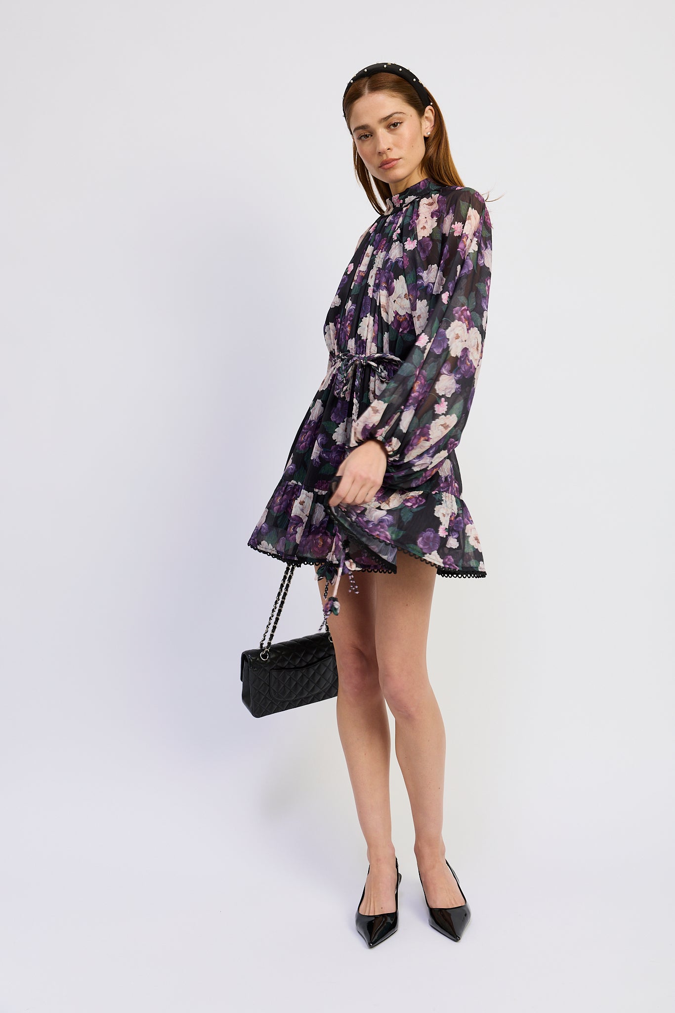 Jasmine Long Sleeve Mini Dress en saison Jasmine Long Sleeve Mini Dress en saison