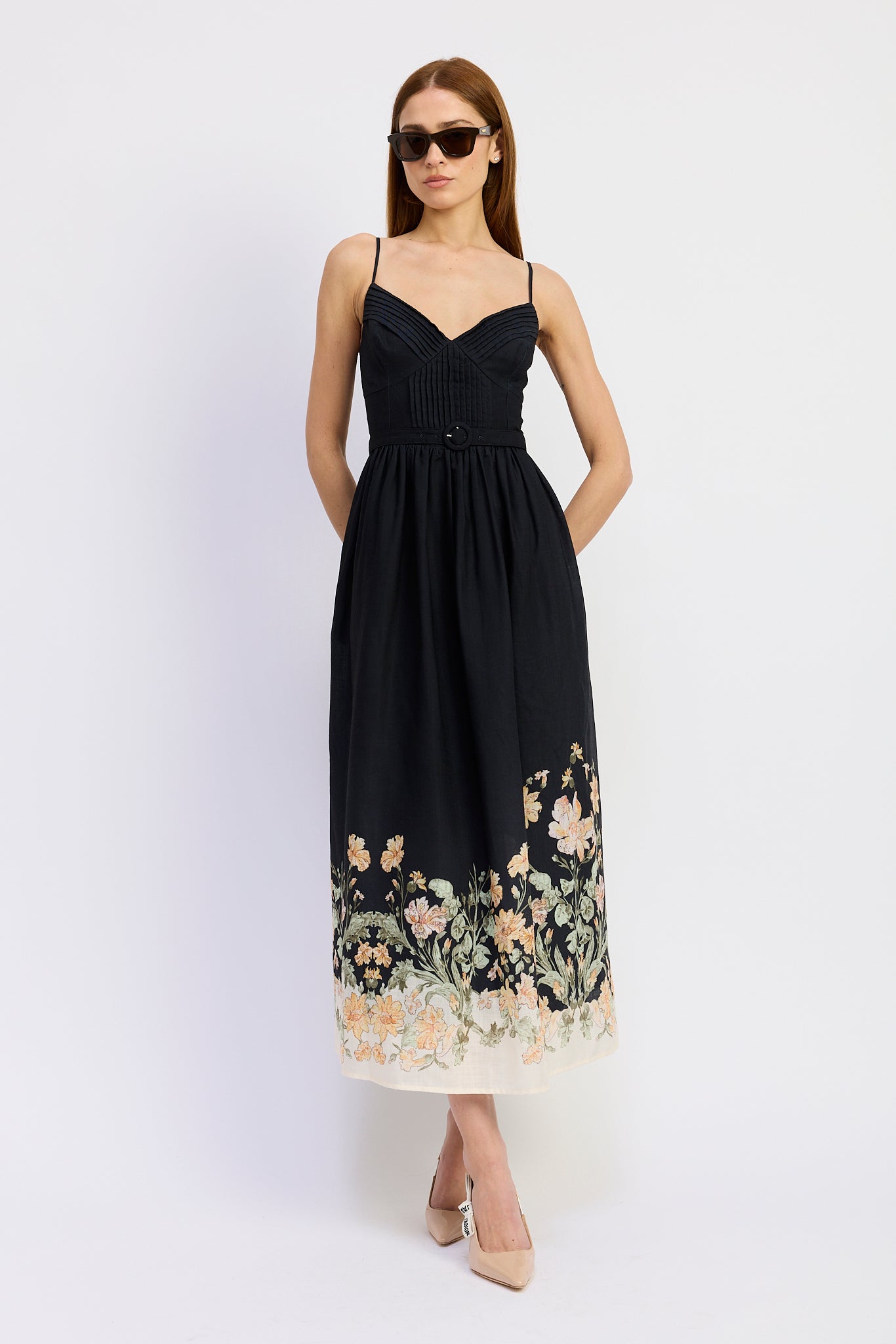 en saison poplin midi dress Iris Midi Dress
