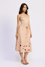 Load image into Gallery viewer, Donna Suede Midi Dress