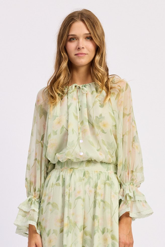 en saison green dress En Saison Sigrid Maxi – TrenLend