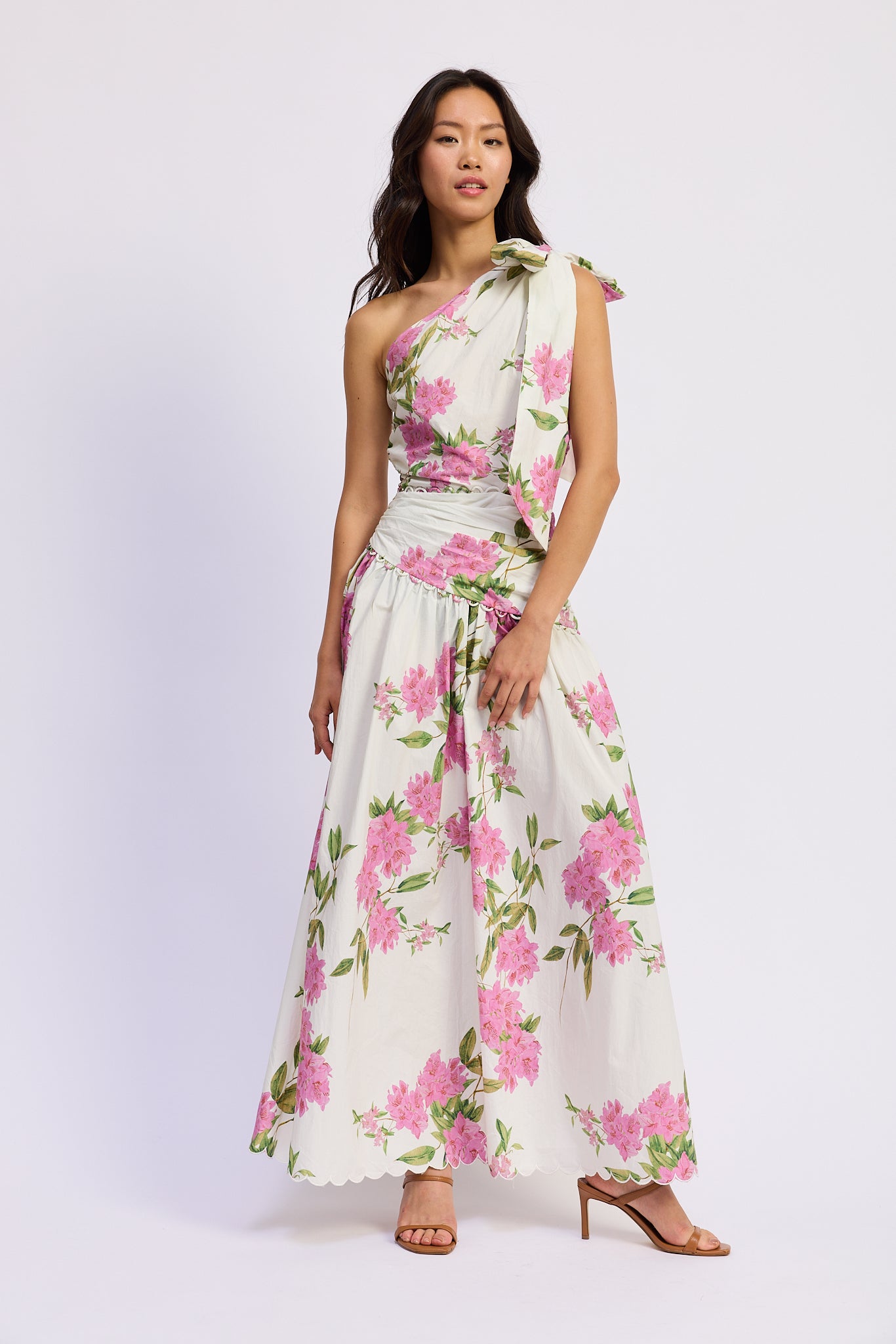 sachin and babi light blue dress Daisy Street Rhubarb Drop Waist Shirt Maxi Dress main image 1