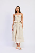 Load image into Gallery viewer, Elise Embroidered Midi Skirt