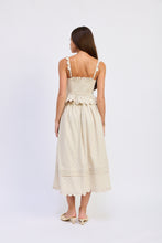 Load image into Gallery viewer, Elise Embroidered Midi Skirt