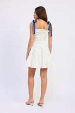 Load image into Gallery viewer, Rose Smocked Mini Dress