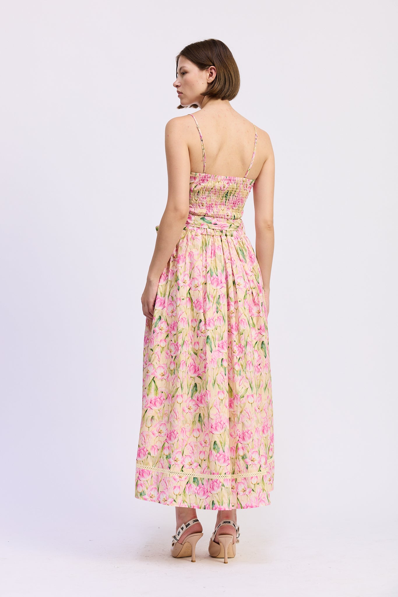 ara maxi dress pink floral Arya Maxi Dress – en saison