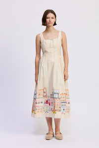 Athena Midi Dress – en saison