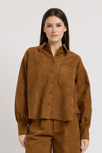 Load image into Gallery viewer, Yumi Suede Shirt Top