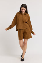 Load image into Gallery viewer, Yumi Suede Shirt Top
