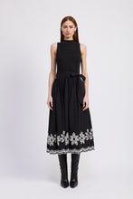 Load image into Gallery viewer, Isidora Mixed Media Midi Dress