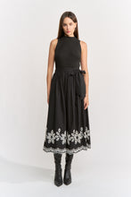 Load image into Gallery viewer, Isidora Mixed Media Midi Dress