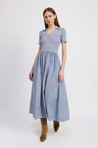Stenson Mixed Media Dress