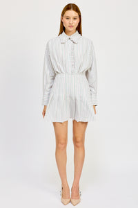 Haisley Stripe Mini Dress