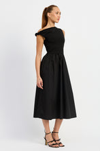 Load image into Gallery viewer, Parker Mixed Media Midi Dress