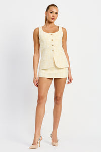 Delaney Tweed Romper