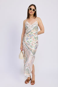 Alaia Satin Maxi Dress