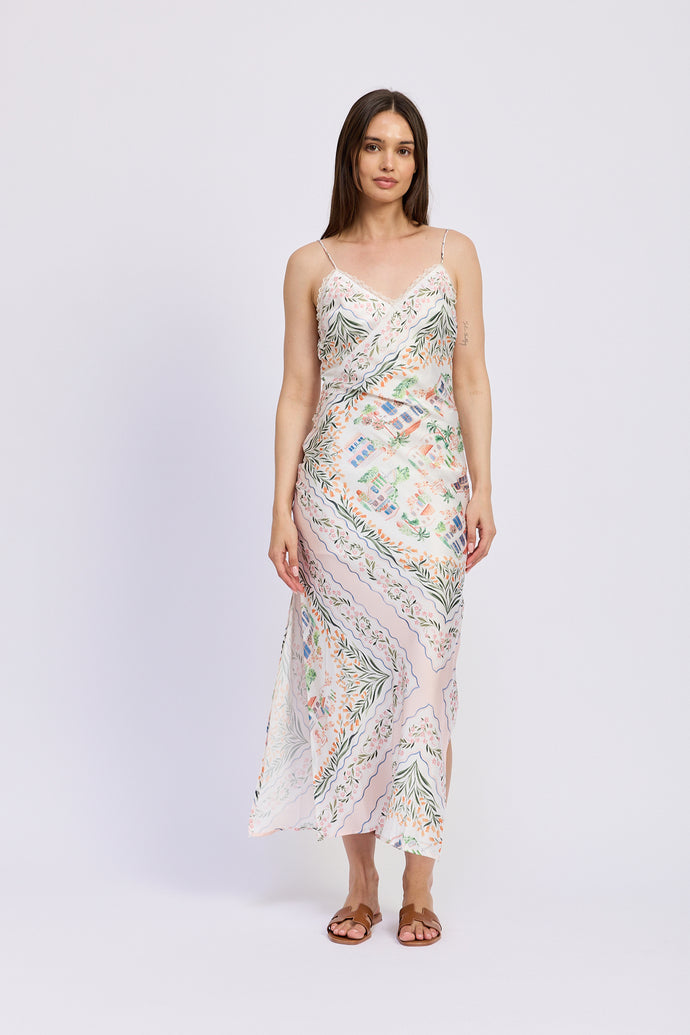 Alaia Satin Maxi Dress