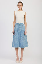 Load image into Gallery viewer, Tarak Midi Skirt