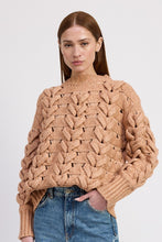 Load image into Gallery viewer, Elizabeth Cable Sweater