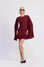 Load image into Gallery viewer, Annalis Sleeve Cape Sheath Dress