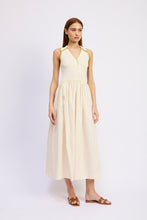 Load image into Gallery viewer, Rosalie Mixed Media Midi Dress