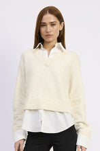 Load image into Gallery viewer, Stenston Mixed Media Pullover