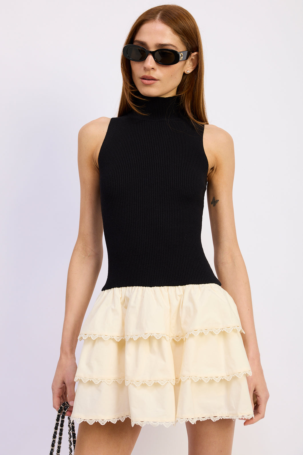 Piper Mixed Media Romper