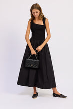 Load image into Gallery viewer, Sloane Mixed Media Maxi Dress