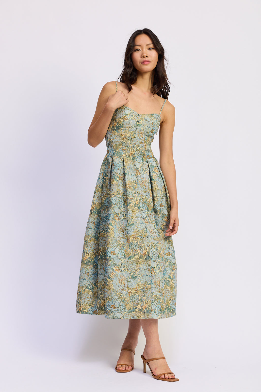 Kenna Midi Dress – en saison