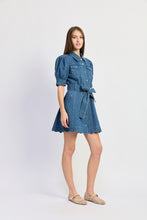 Load image into Gallery viewer, Heidi Denim Mini Dress